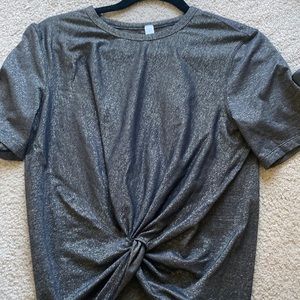 black and gold lululemon top